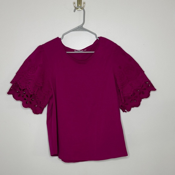Chico's Tops - Chico's Fuchsia Blouse Size XL